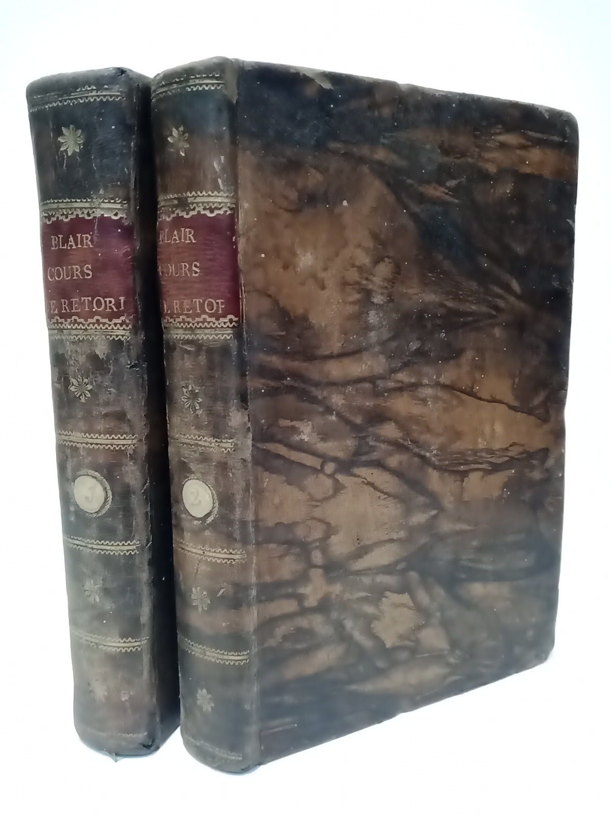 BLAIR, Hugues [Hugh Blair 1718-1800] - Cours de Rhtorique et de Belles-Lettres /  Par Hugues Blair, Docteur en Thologie, de la Socirt Royale d'Edimbourg, l'un des Ministres de l'Eglise Cathedrale, Professeur de Rhtorique et de Belles-Lettres a l'Universit d'Edimbourg. Traduit de l'anglois par Pierre Prevost, Pr. de Ph. a Geneve, C. de l'I. N. de l'A. R. de Berlin, des Soc. R. de Londres et d'Edimbourg, etc.