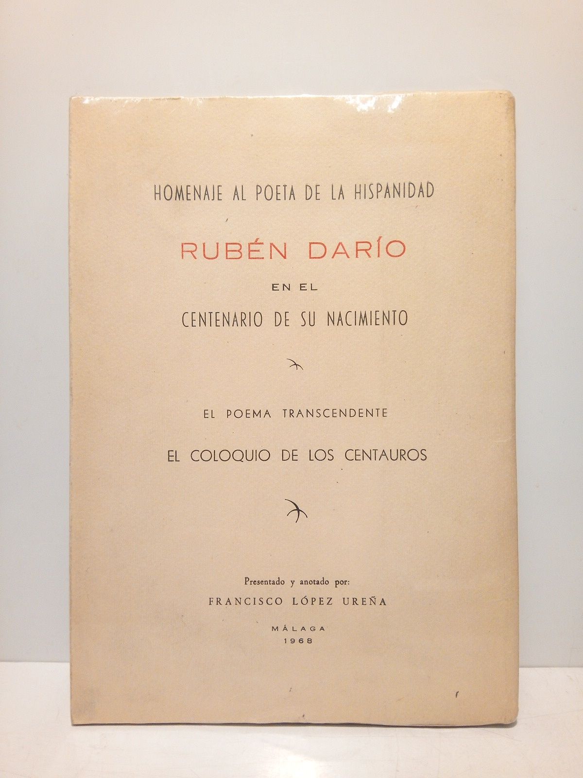DARIO, Rubn - El poema trascendente. 