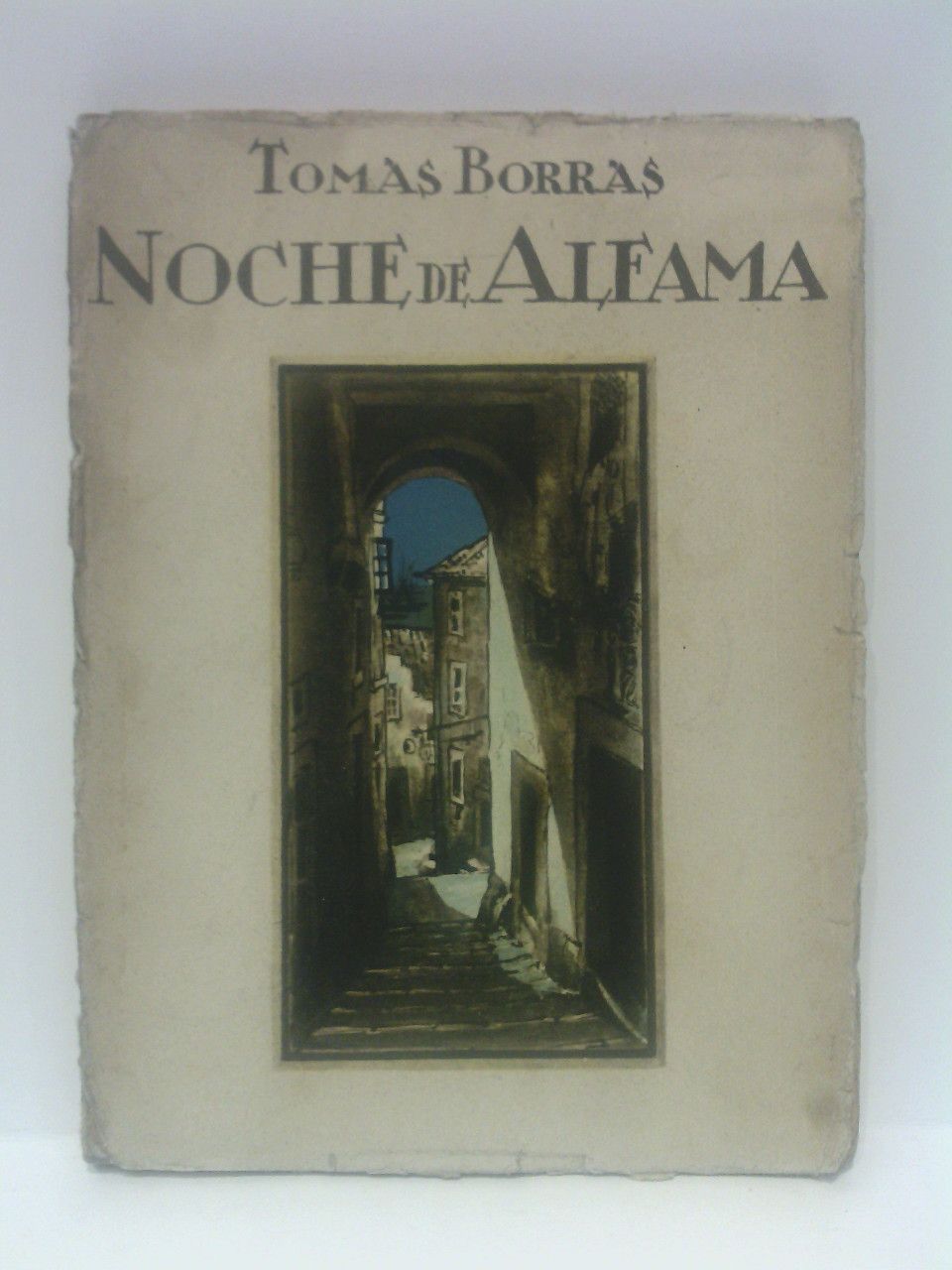 BORRAS, Toms - Noche de Alfama. (Drama en un acto) /  Con un fado de Victoriano Echeverra; ilustraciones de Dhoy; portada de Roque Guimaraes