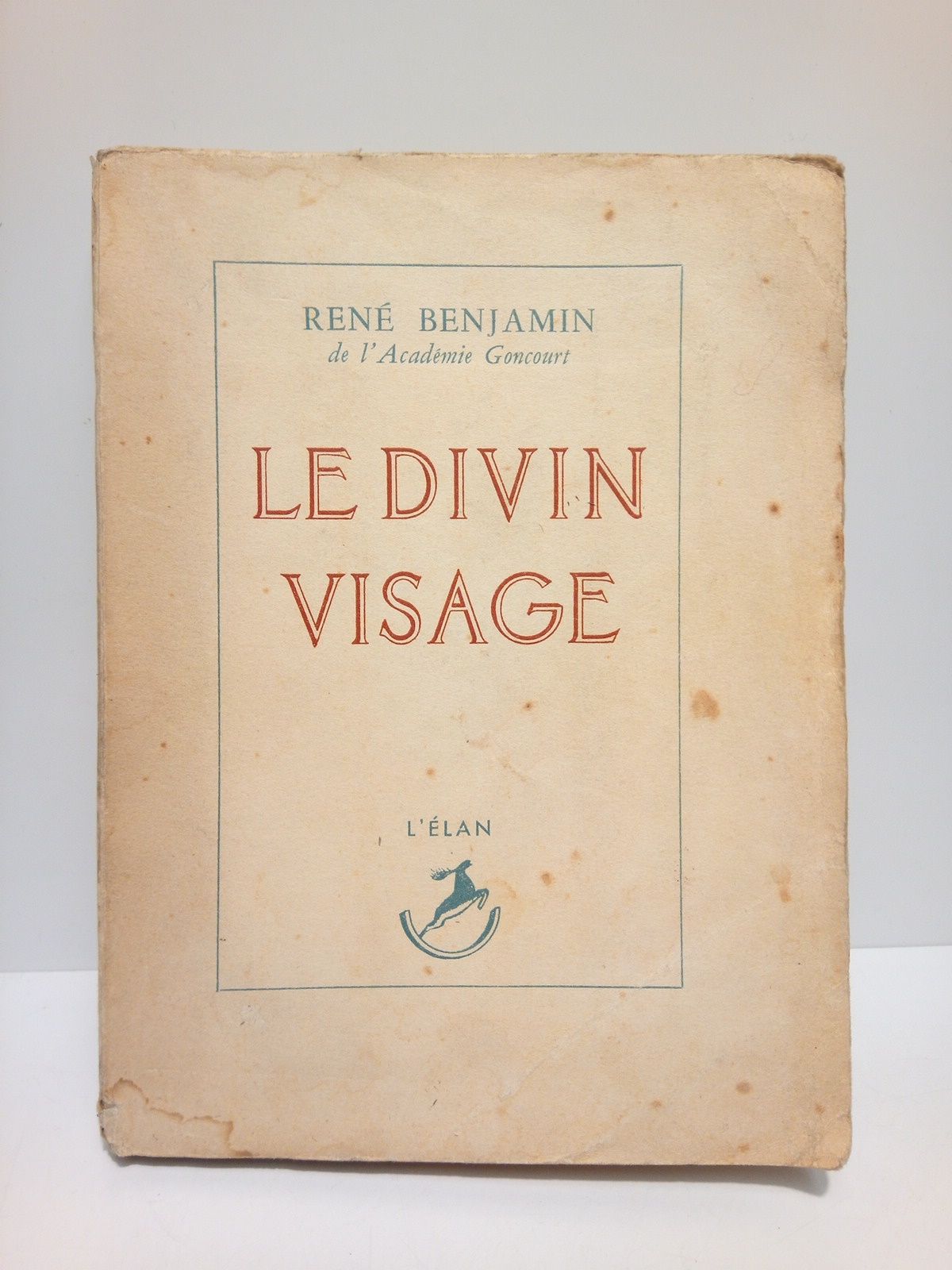 BENJAMIN, Ren - Le divin visage