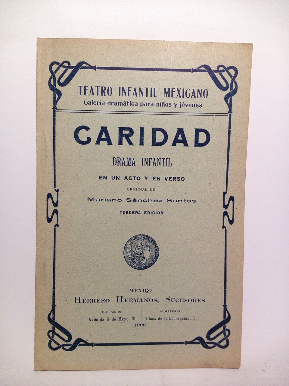 SANCHEZ SANTOS, Mariano - Caridad. (Drama infantil en un acto y en verso)