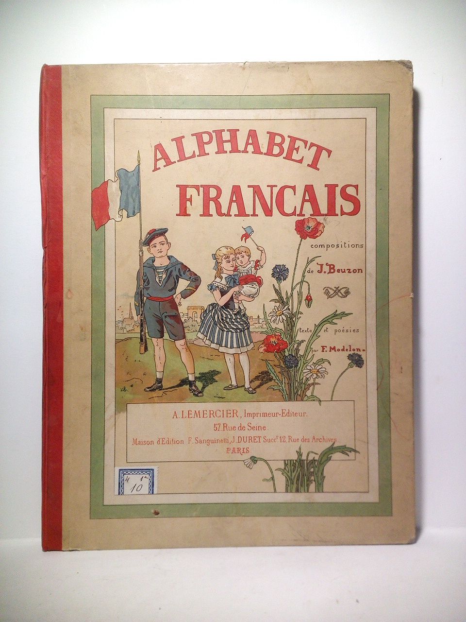 BEUZON, J. - Alphabet Francais /  Compositions de J. Beuzon, texte et posies par F. Modelon