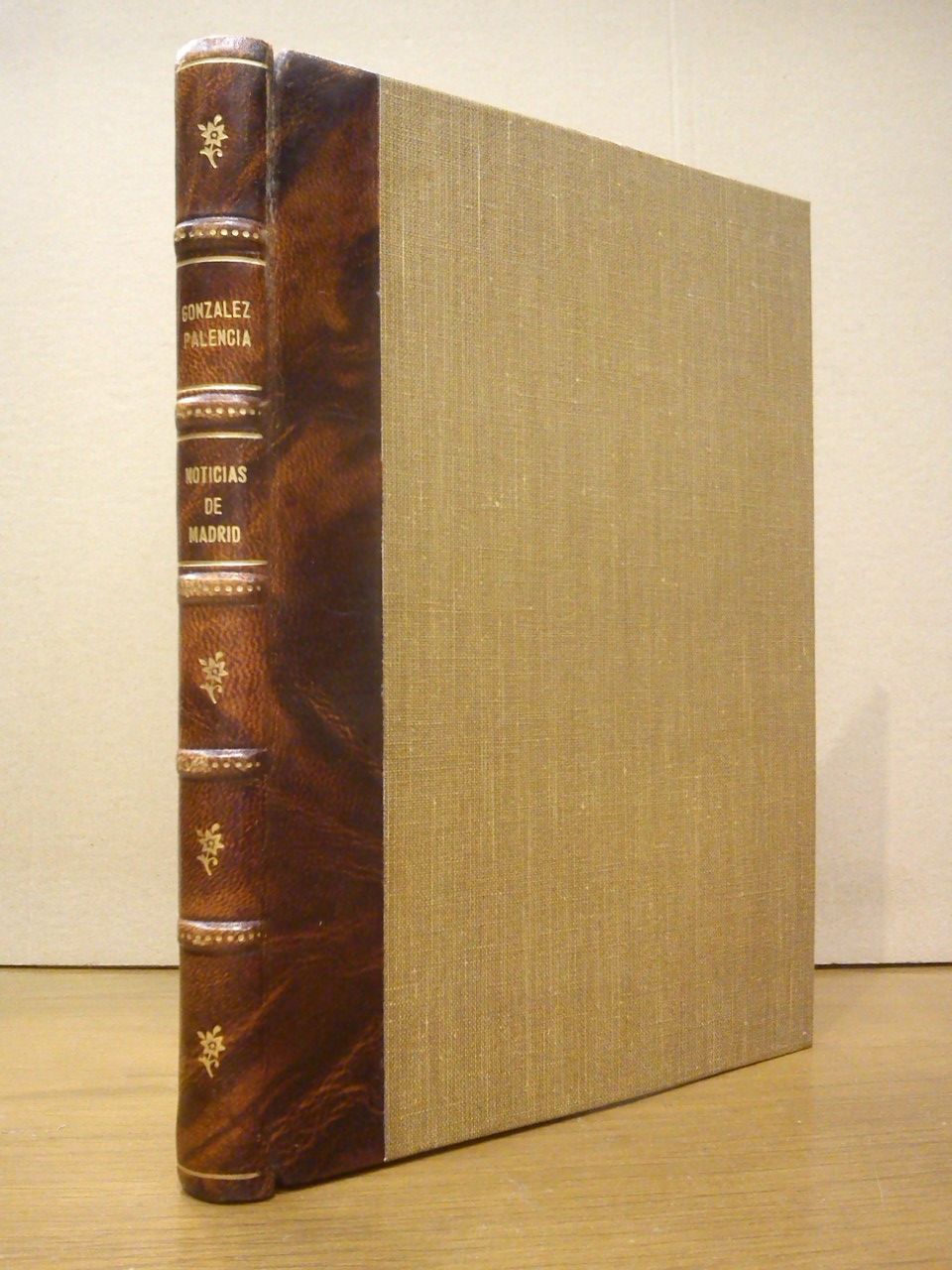 GONZALEZ PALENCIA, Angel - Noticias de Madrid. 1621-1627 /  Edicin de Angel Gonzlez Palencia