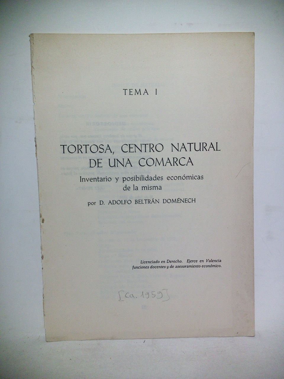 BELTRAN DOMENECH, Adolfo [seud. 