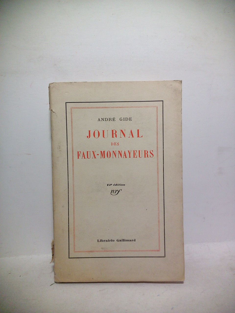 GIDE, Andr - Journal des faux-monnayeurs
