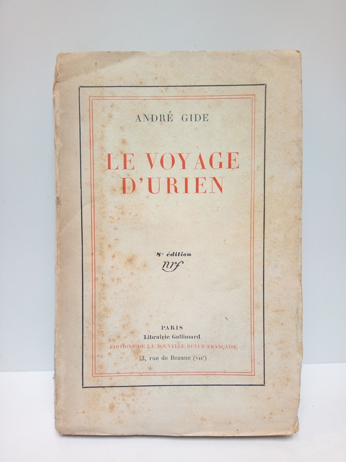 GIDE, Andr - Le Voyage d'Urien