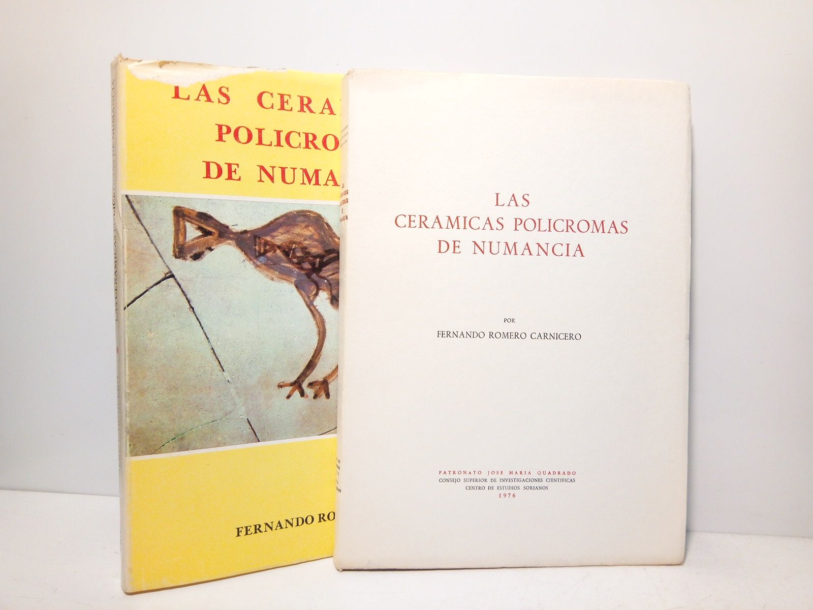 ROMERO CARNICERO, Fernando - Las cermicas polcromas de Numancia /  Prologo de Alberto Balil