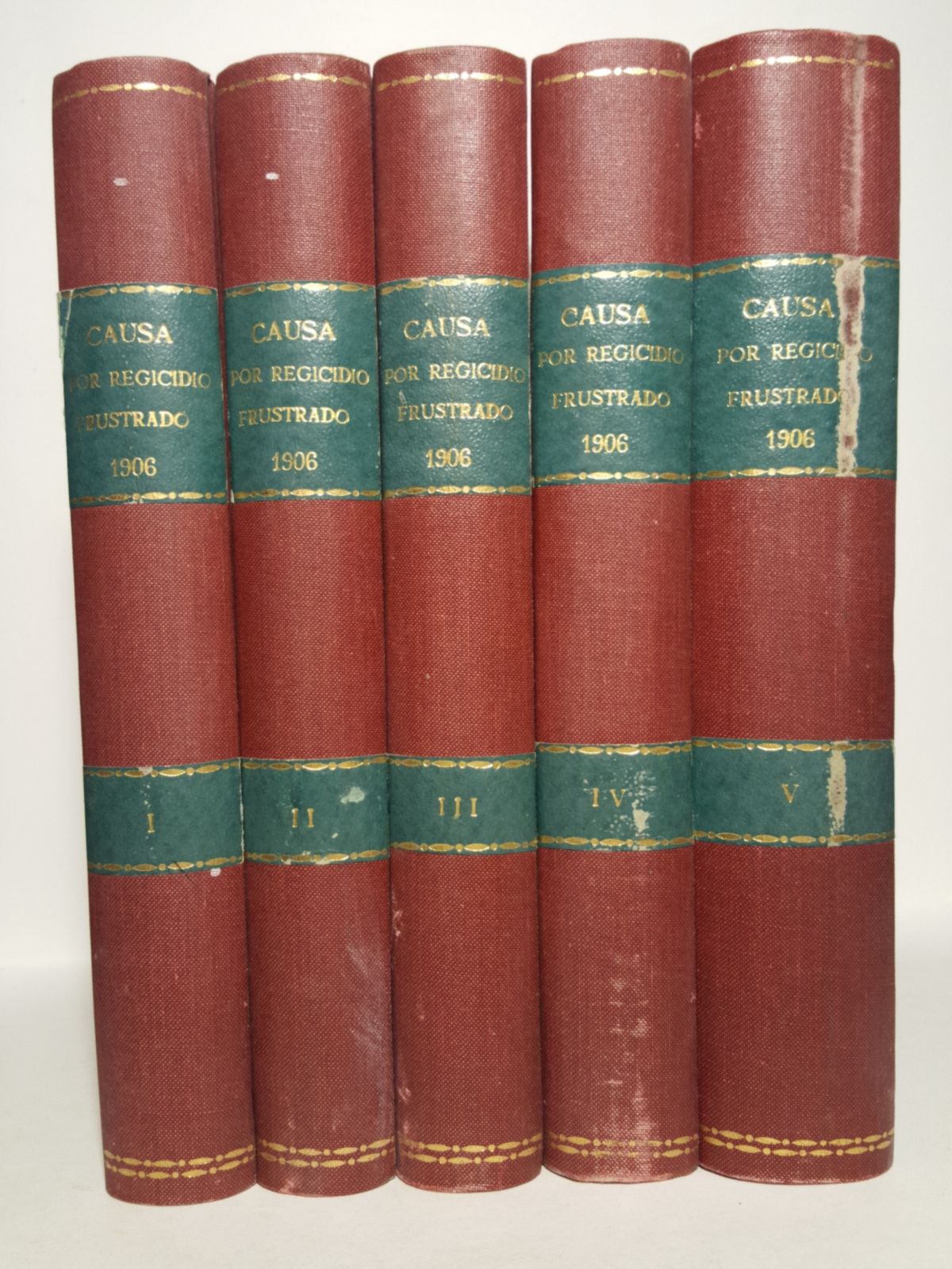 CONGRESO DE LOS DIPUTADOS (lo edita, a requerimiento del diputado Sr. D. Juan de la Cierva) - Regicidio Frustrado - 31 de Mayo de 1906: CAUSA contra Mateo Morral, Francisco Ferrer, Jos Nakens, Pedro Mayoral, Aquilino Martnez, Isidro Ibarra, Bernardo Mata y Concepcin Prez Cuesta. 1906 - 1909