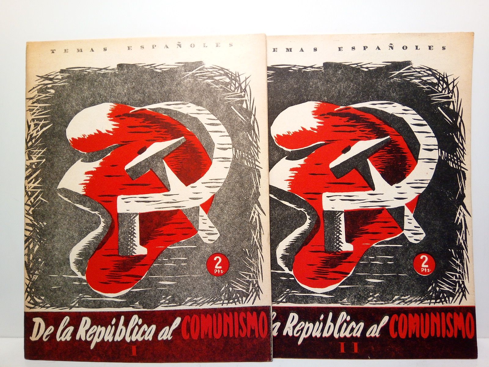 SEVILLA ANDRES, Diego - De la Repblica al Comunismo. [Cuadernos I. y II.]