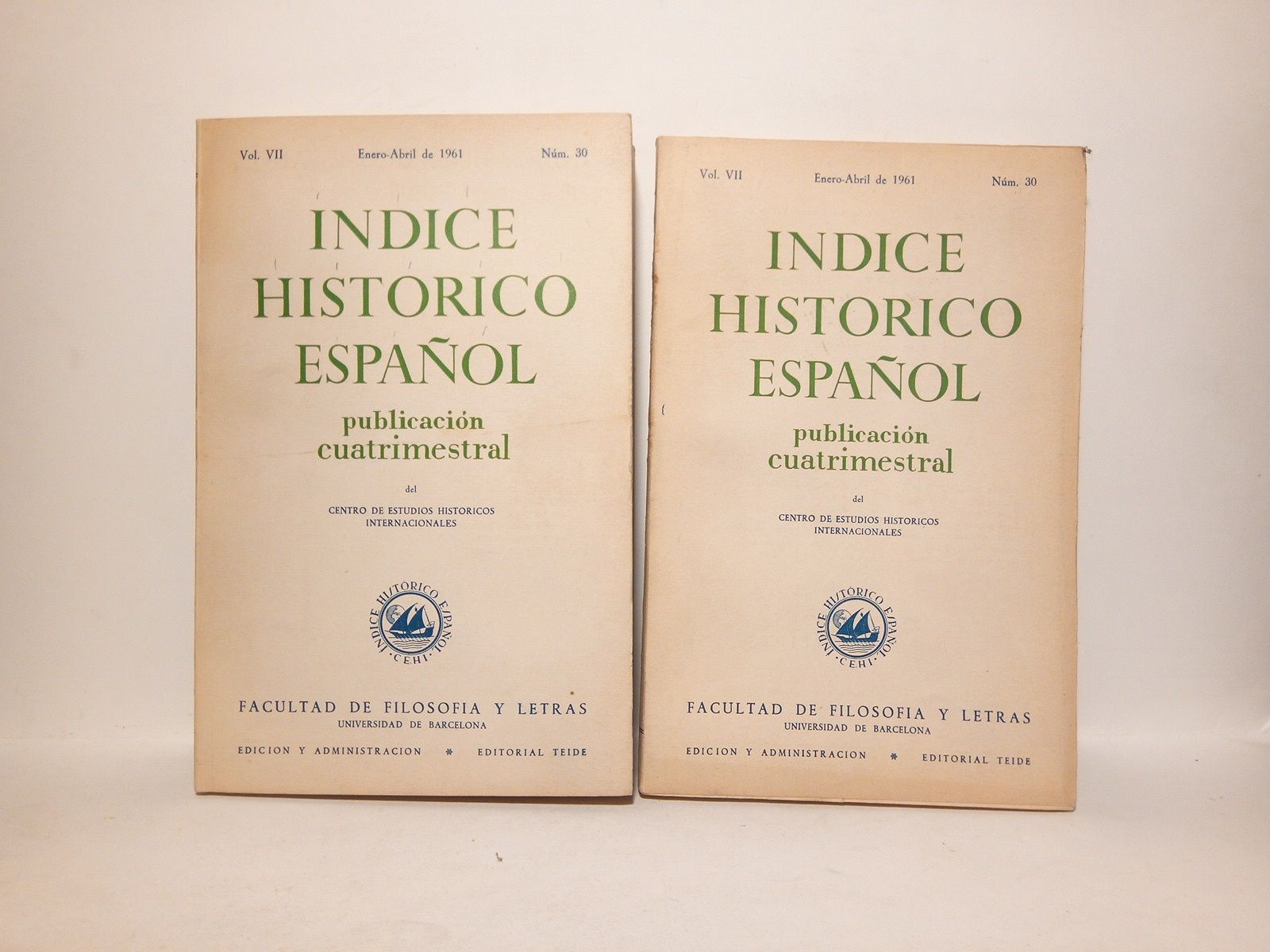 INDICE HISTORICO ESPAOL - INDICE HISTORICO ESPAOL. Publicacin cuatrimestral del Centro de Estudios Histricos Internacionales. Facultad de Filosofa y Letras. Universidad de Barcelona