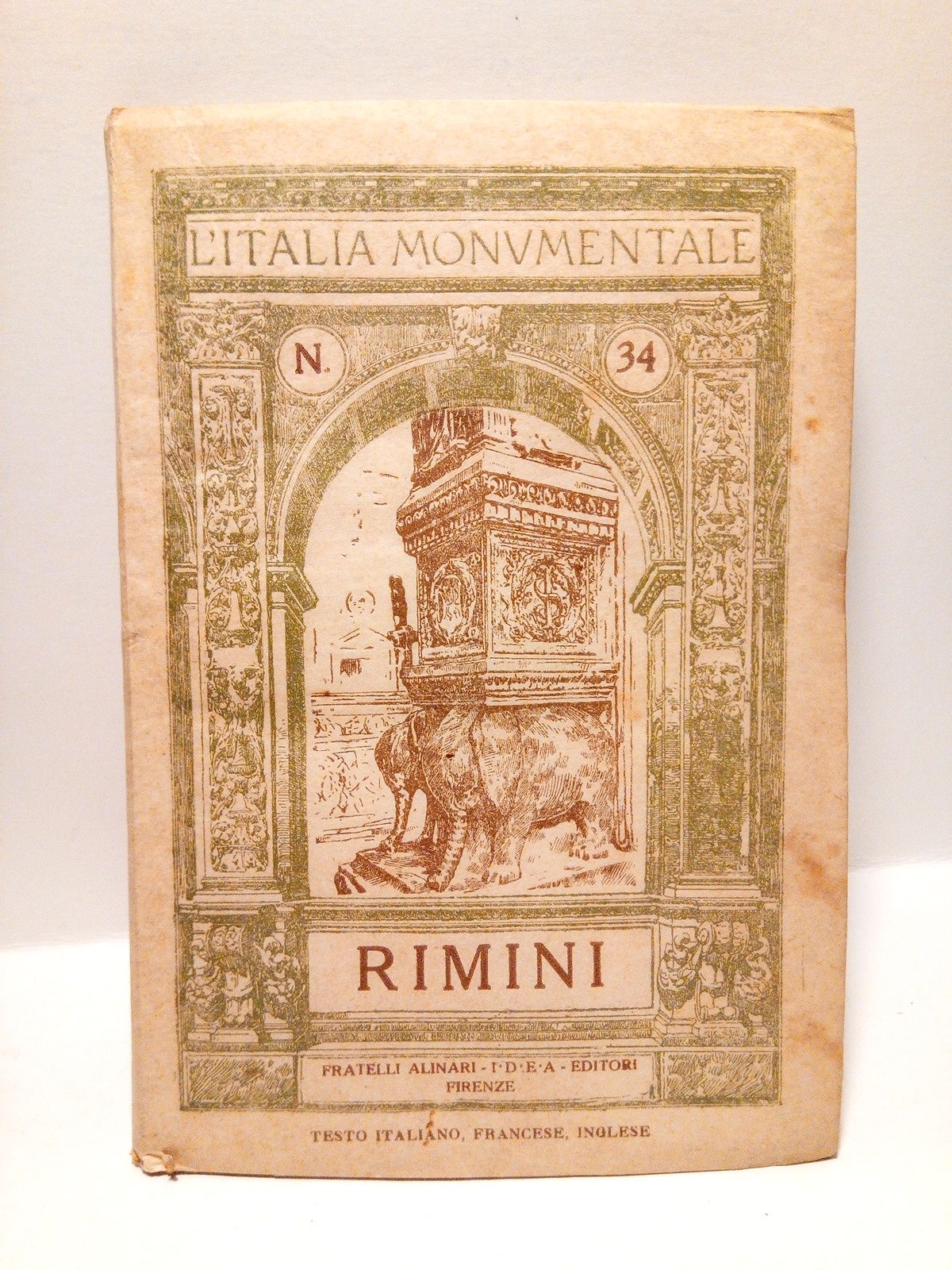 ORSINI, Luigi - Il Tempio Malatestiano /  Sessantaquattro illustrazioni, con testo del Prof. Luigi Orsini