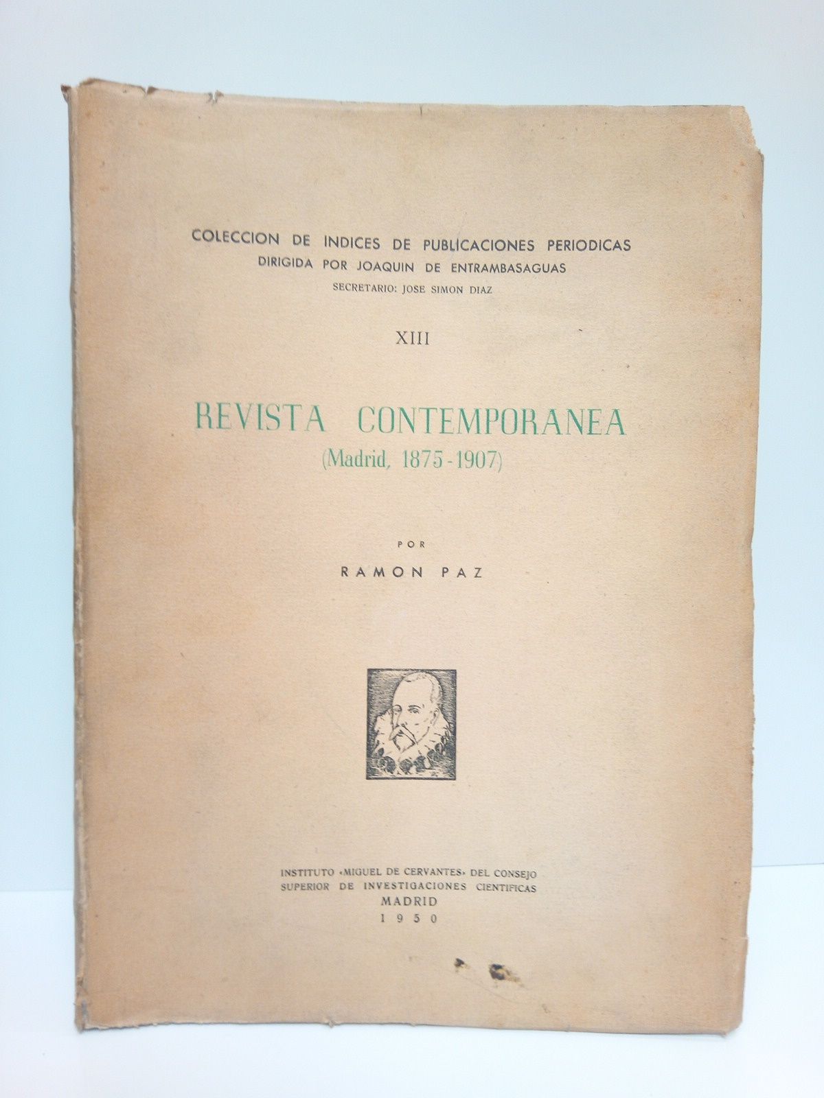 PAZ, Ramn - Revista Contempornea (Madrid, 1875 - 1907)