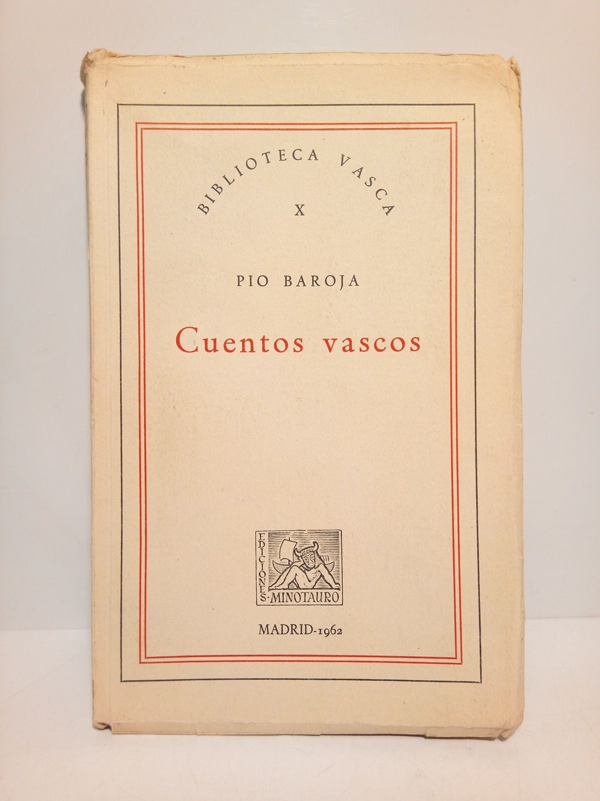 BAROJA, Po - Cuentos Vascos /  Carta prlogo 