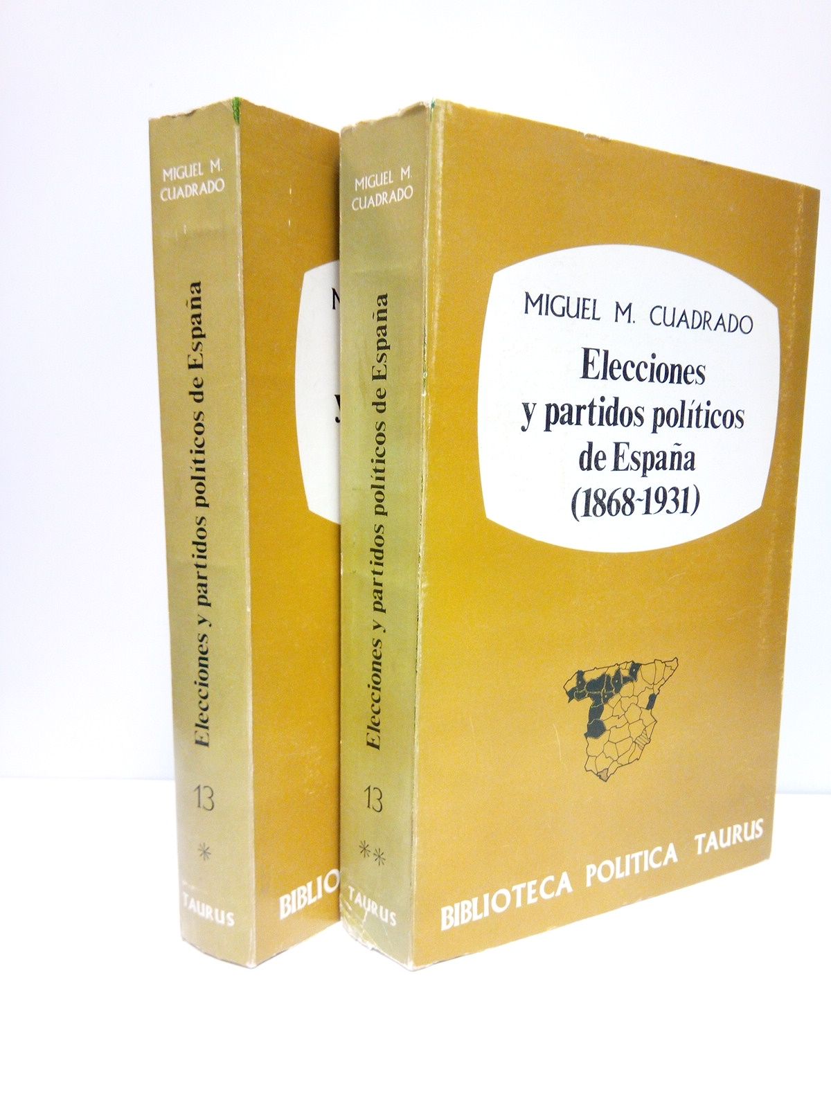 CUADRADO, Miguel M. - Elecciones y Partidos Polticos de Espaa (1868 - 1931)