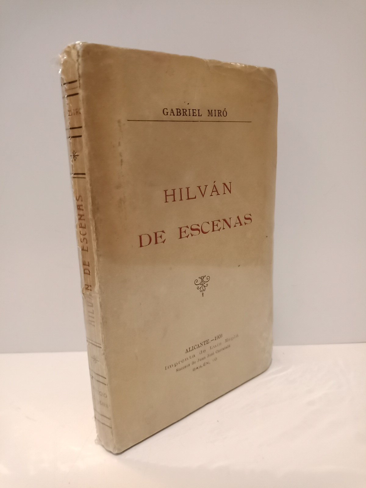 MIRO, Gabriel - Hilvn de escenas