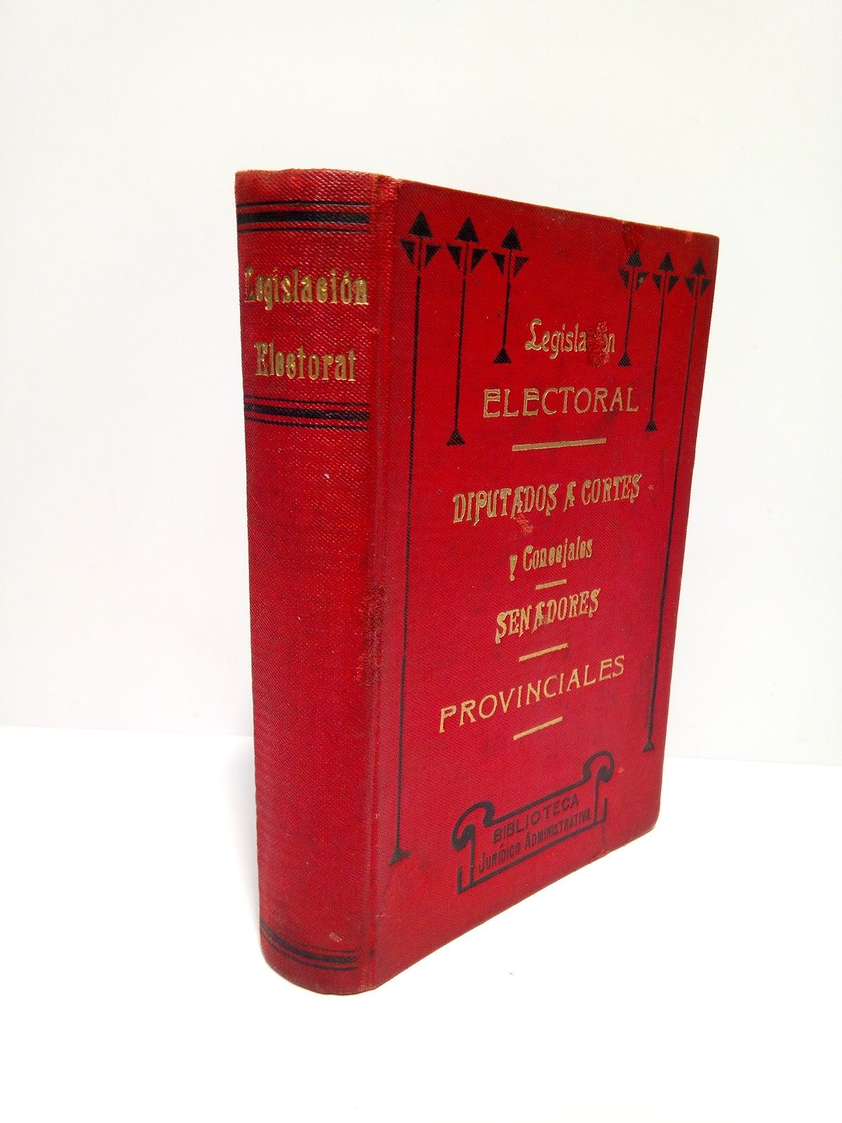 GALVEZ HOLGUIN, Leopoldo y Juan Bautista Catal Gavil - Ley Electoral para Diputados  Cortes y Concejales de 8 de agosto de 1907. Con las disposiciones reglamentarias, aclaratorias y complementarias para su aplicacin. [SIGUE] Ley Electoral para Senadores de 8 de febrero de 1877. [SIGUE] Elecciones Provinciales. Adaptacin de la Ley Electoral de 8 de agosto de 1907 a las elecciones de Diputados Provinciales /  Comentadas y con el procedimiento para las reclamaciones posteriores al escrutinio general y declaracin de incapacidades y con formularios, ndices, etc., por D. Leopoldo Glvez Hogun y D. Juan Bautista Catal Gavil