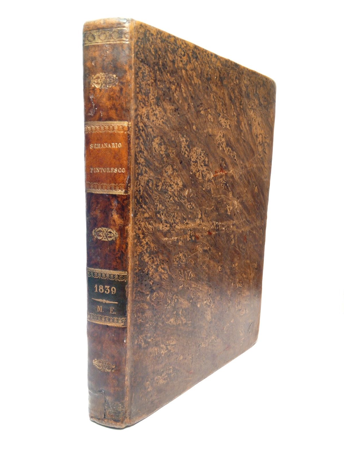 SEMANARIO PINTORESCO ESPAOL (Varios Autores) - Semanario Pintoresco Espaol. Lectura de las familias. 2 Srie, Tomo I. 6 de Enero a 29 de Diciembre de 1839 [Ao completo]
