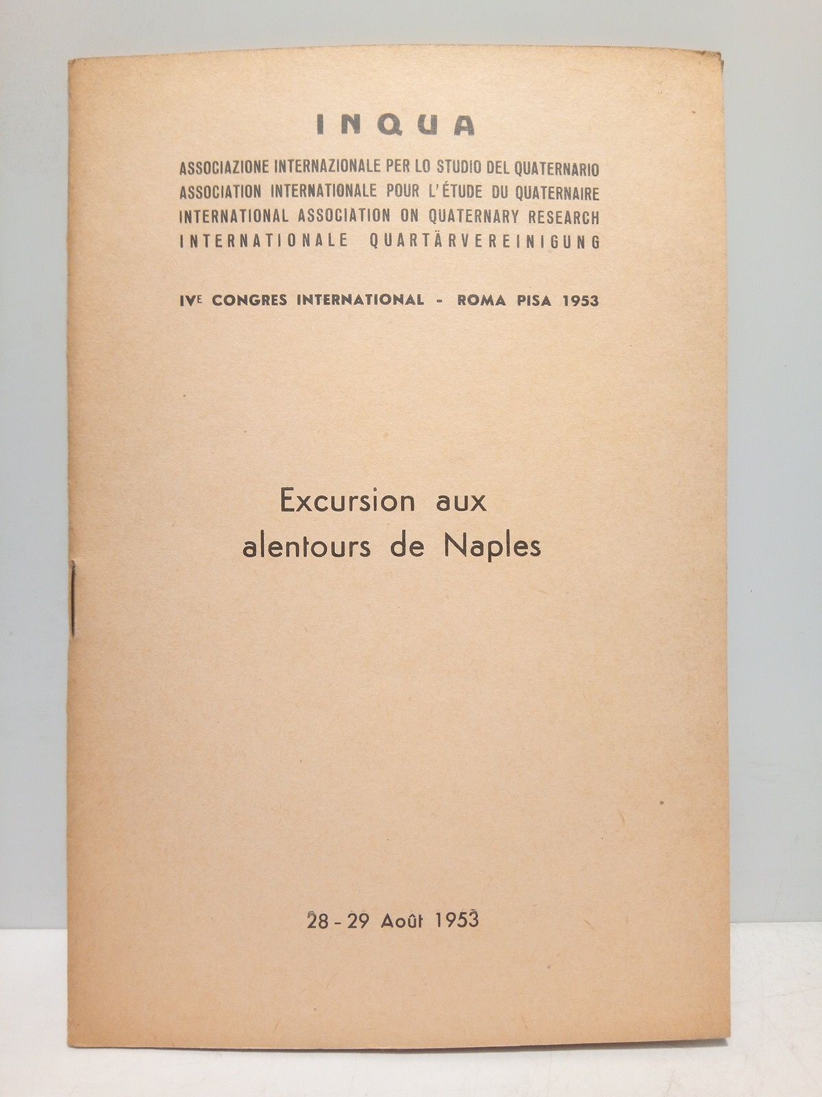 FALINI, F.; F. Ippolito; P. Nicotera; F. Penta; U. Vertriglia; L. Vighi - Excursion aux alentours de Naples