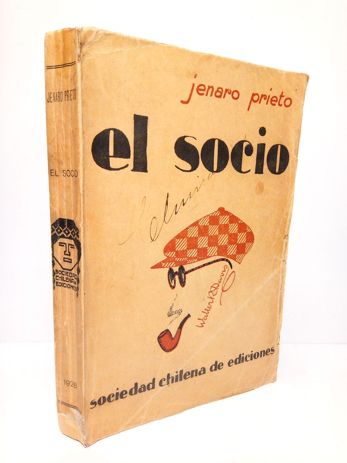 PRIETO, Jenaro (1889-1946) - El Socio /  Ilustraciones de Melndez [las letras capitulares]