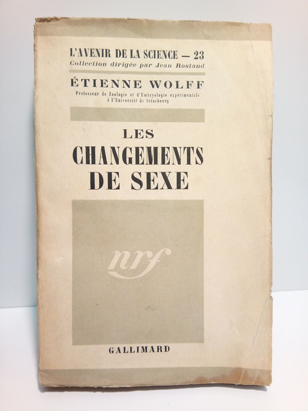 WOLFF, Etienne - Les changements de sexe