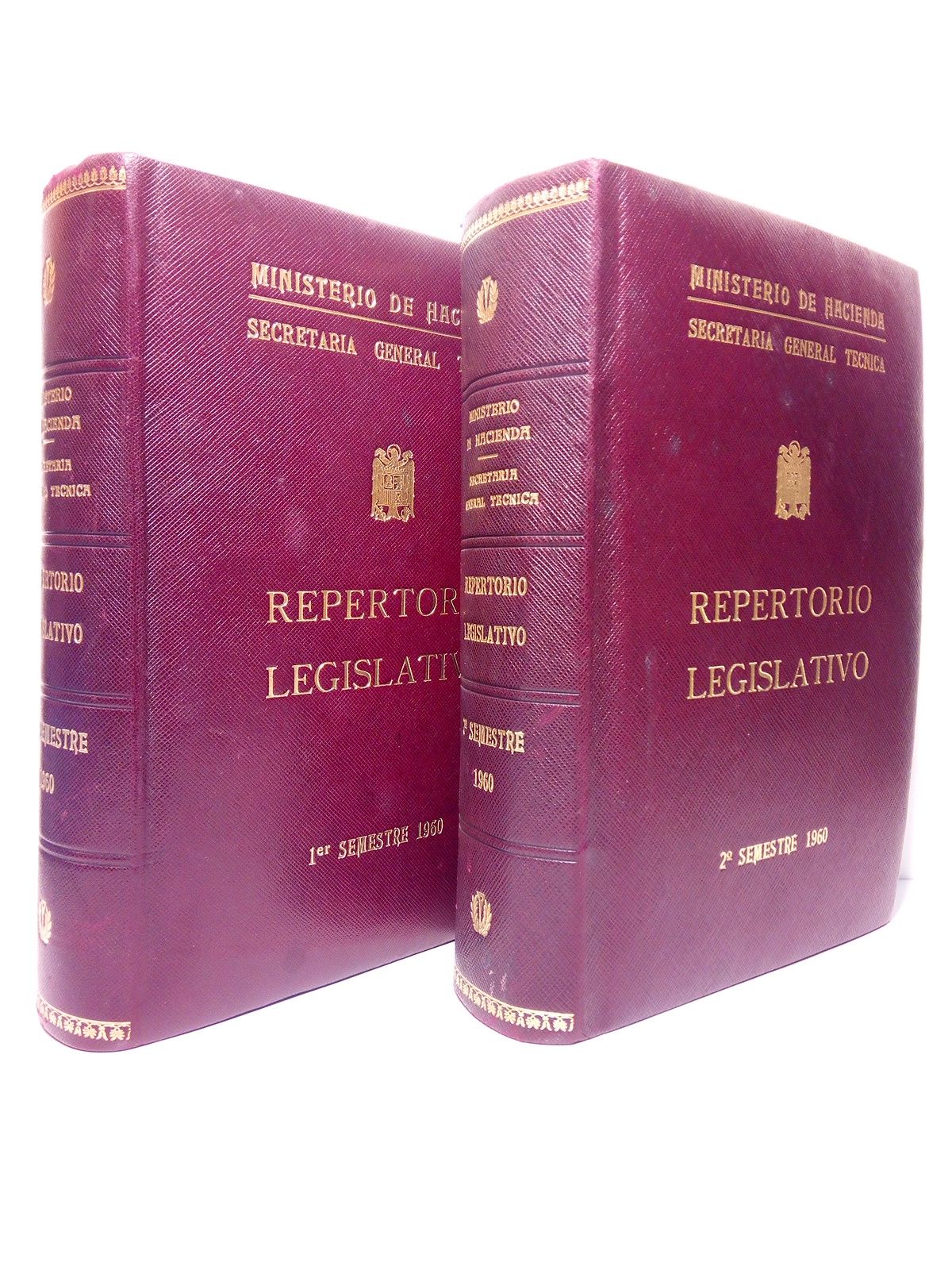 MINISTERIO DE HACIENDA - SECRETARIA GENERAL TECNICA - Repertorio Legislativo: Disposiciones publicadas en la Seccin primera del 
