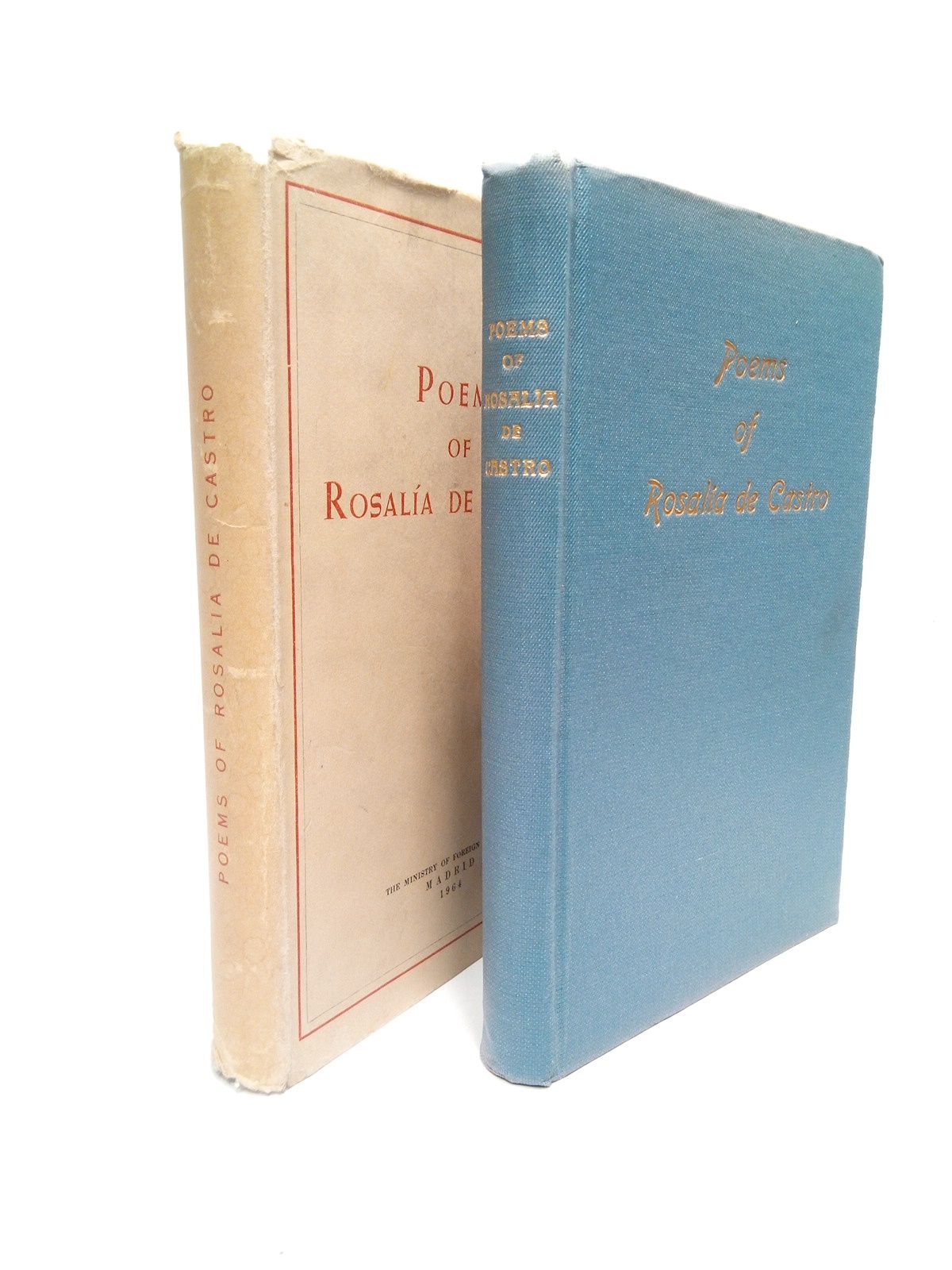CASTRO, Rosala de - Poems /  Translated from the Galician by Charles David Ley; introduction and Selection by J. Filgueira Valverde