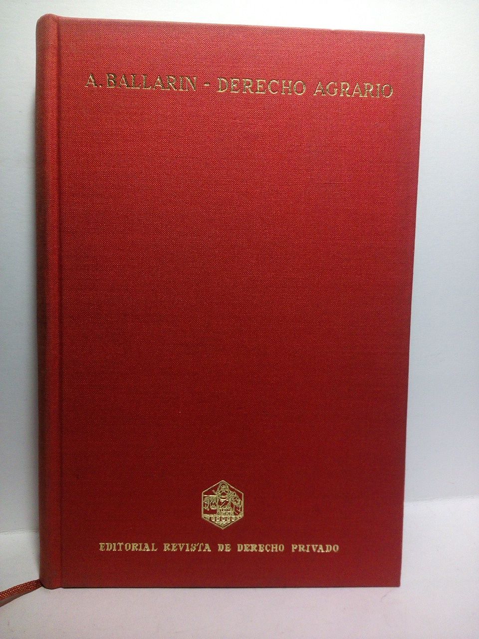 BALLARIN MARCIAL, A. - Derecho Agrario