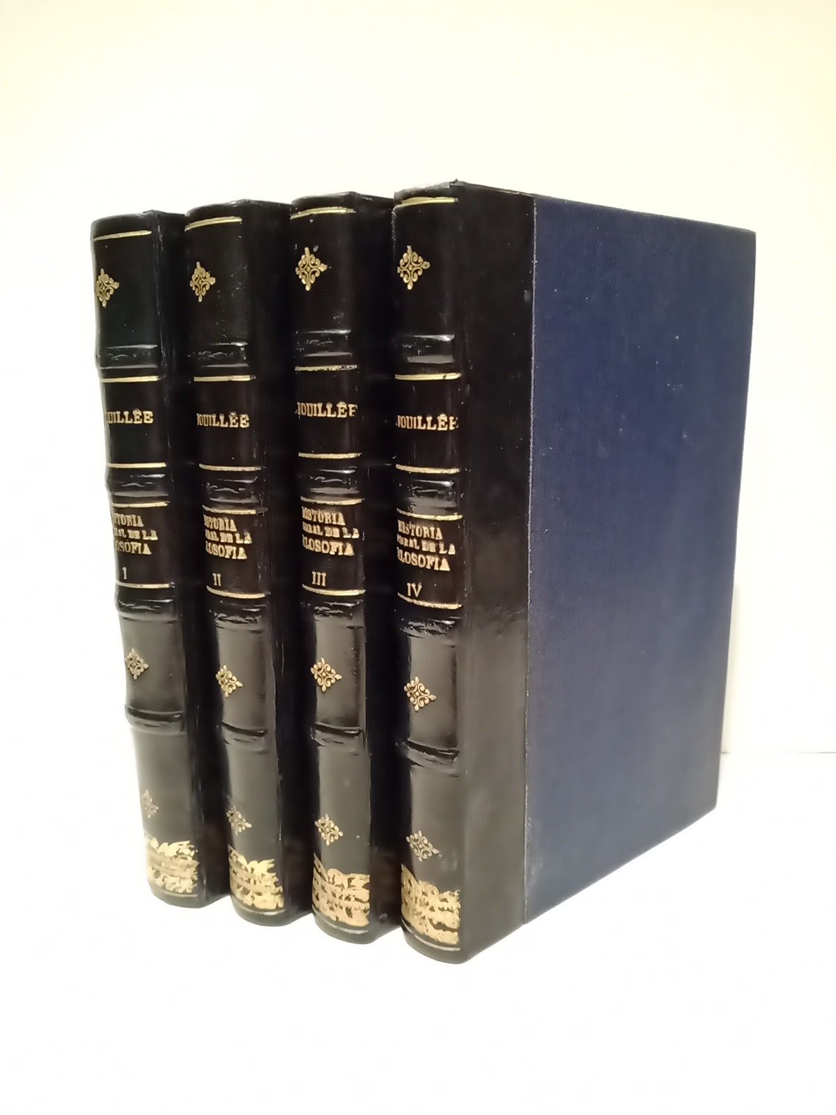 FOUILLEE, Alfredo - Historia General de la Filosofa. Nueva edicin, aumentada con la historia de la filosofa contemporanea / Traduc. de F. Gallach Pals. [Completa en 4 Volmenes]